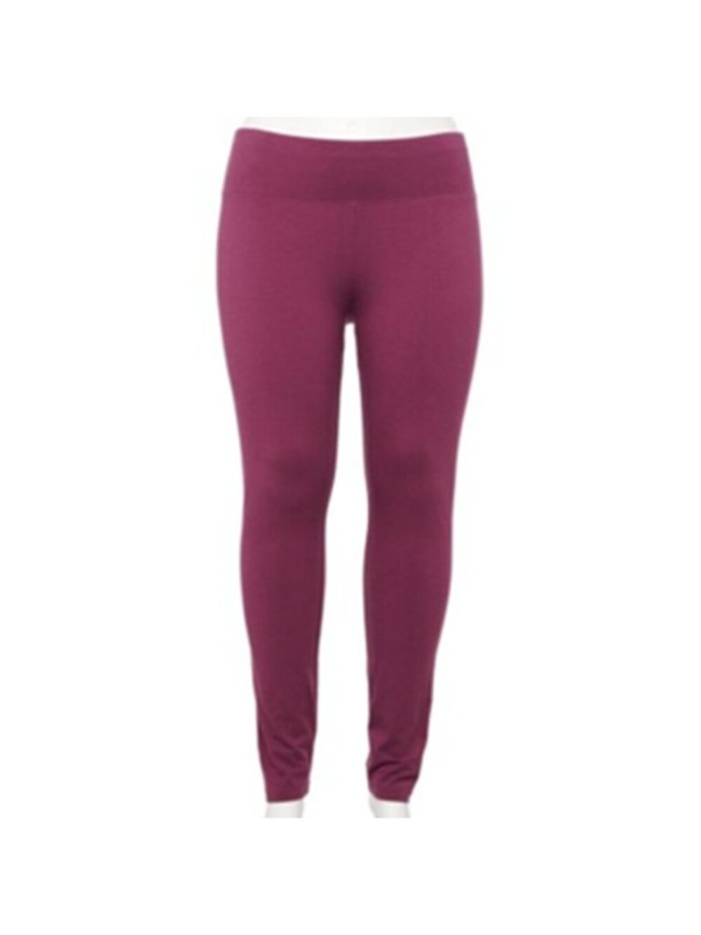 Sonoma Goods For Life Women's Plus Size Size 3X SHORT Midrise Leggings in Plum